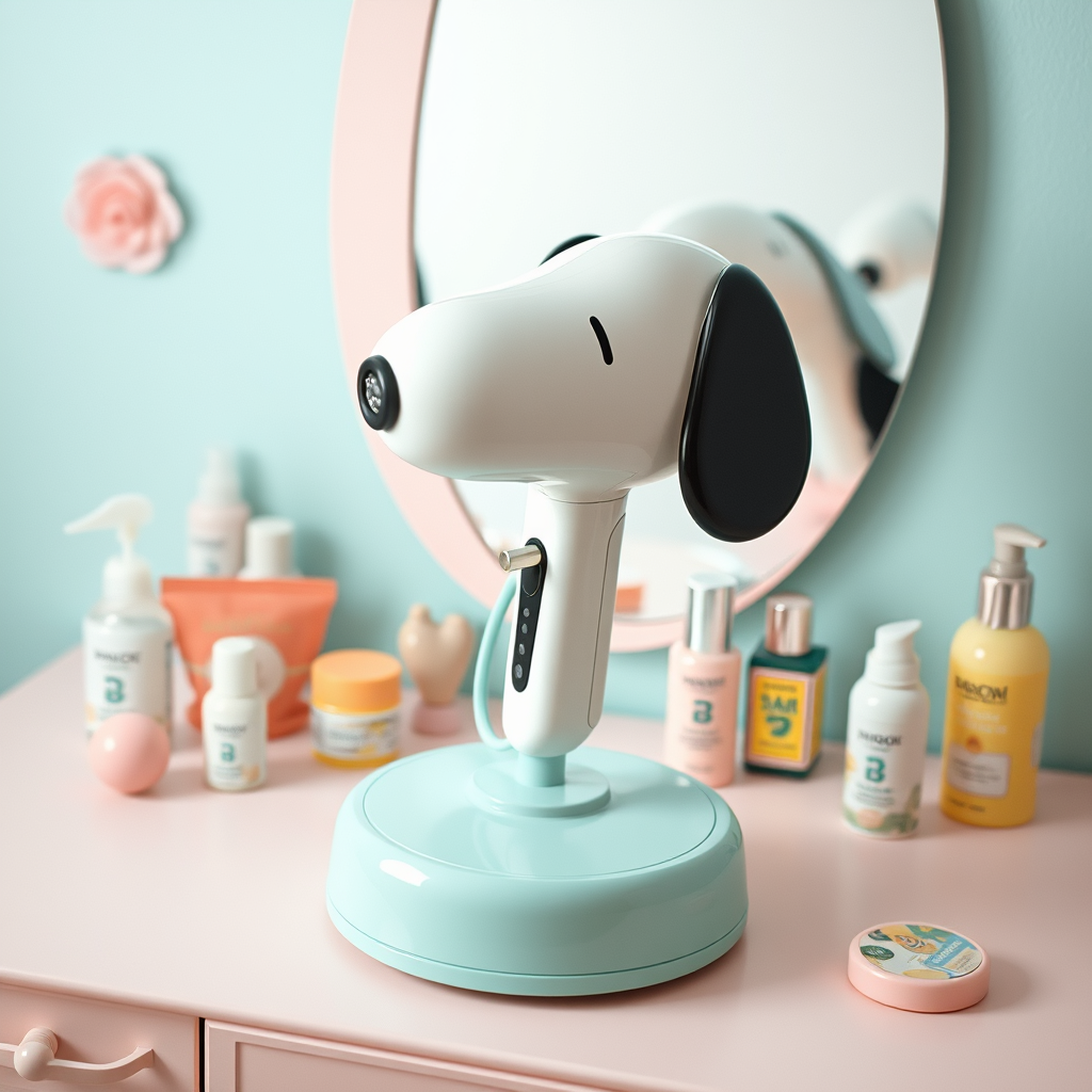 스누피 헤어드라이어 실물 후기 총정리 | 귀여운데 성능까지? 레트로 감성 소품 추천