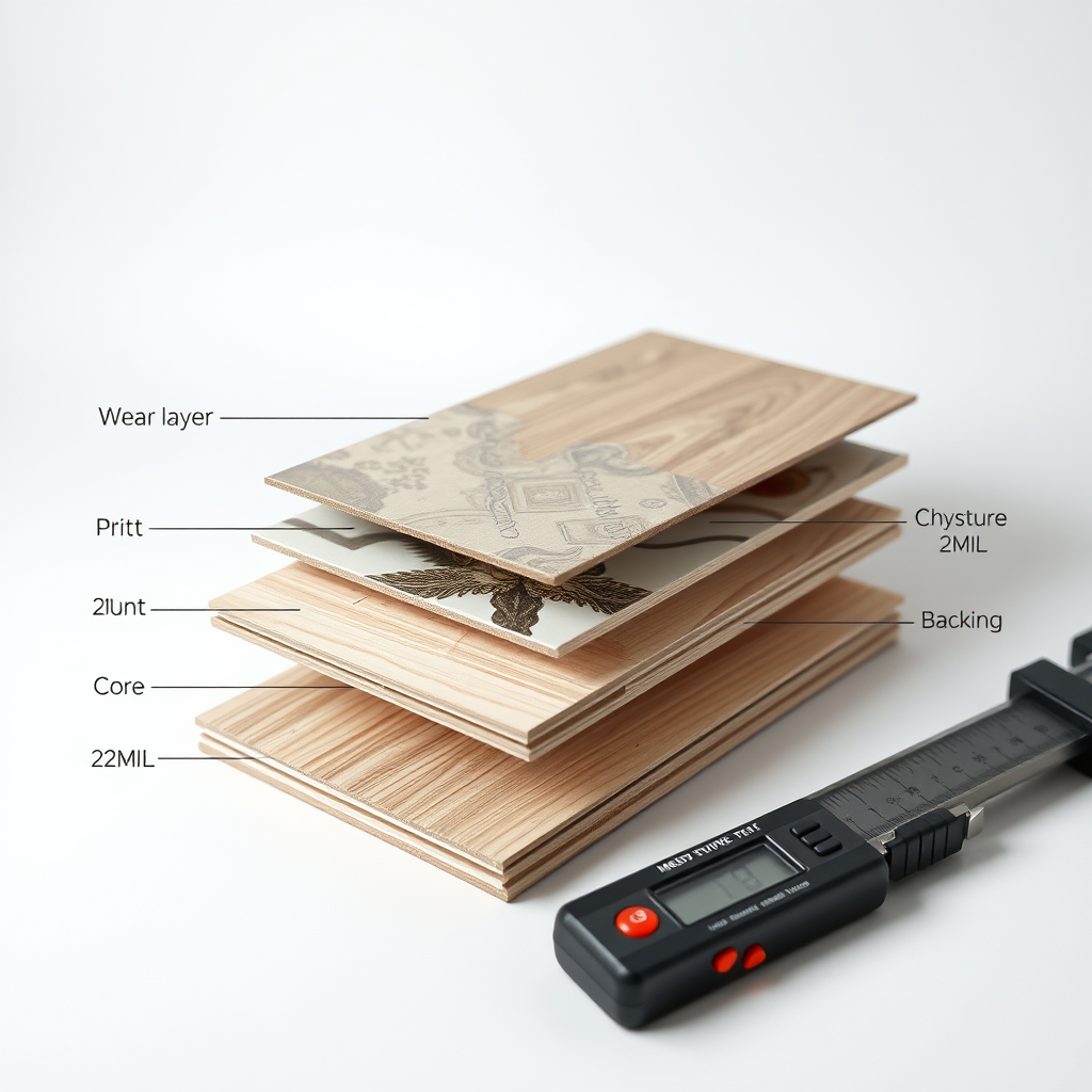 홈디포 Lifeproof LVP 바닥재, 22MIL 두께면 충분하다는 착각