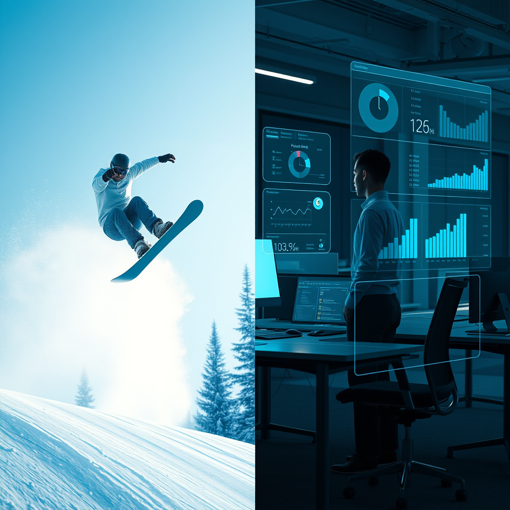 올림픽 때마다 스노보드 난이도가 미친 듯이 올라가는 진짜 이유 - 장비가 아니라 '데이터'였습니다