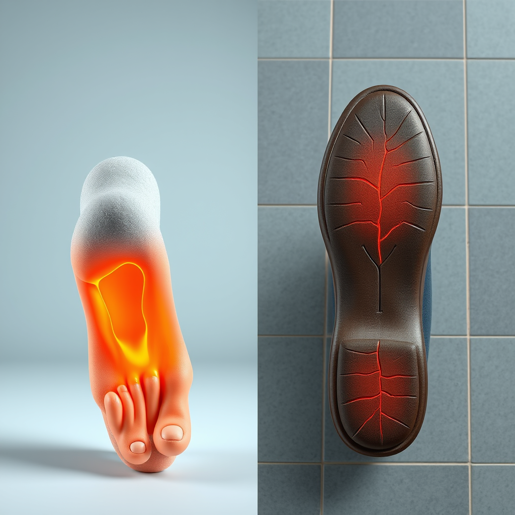 가죽창 슬리퍼 3일 신고 "사랑에 빠졌다"는 후기의 함정 - 맨발족이 놓친 족저근막 진실