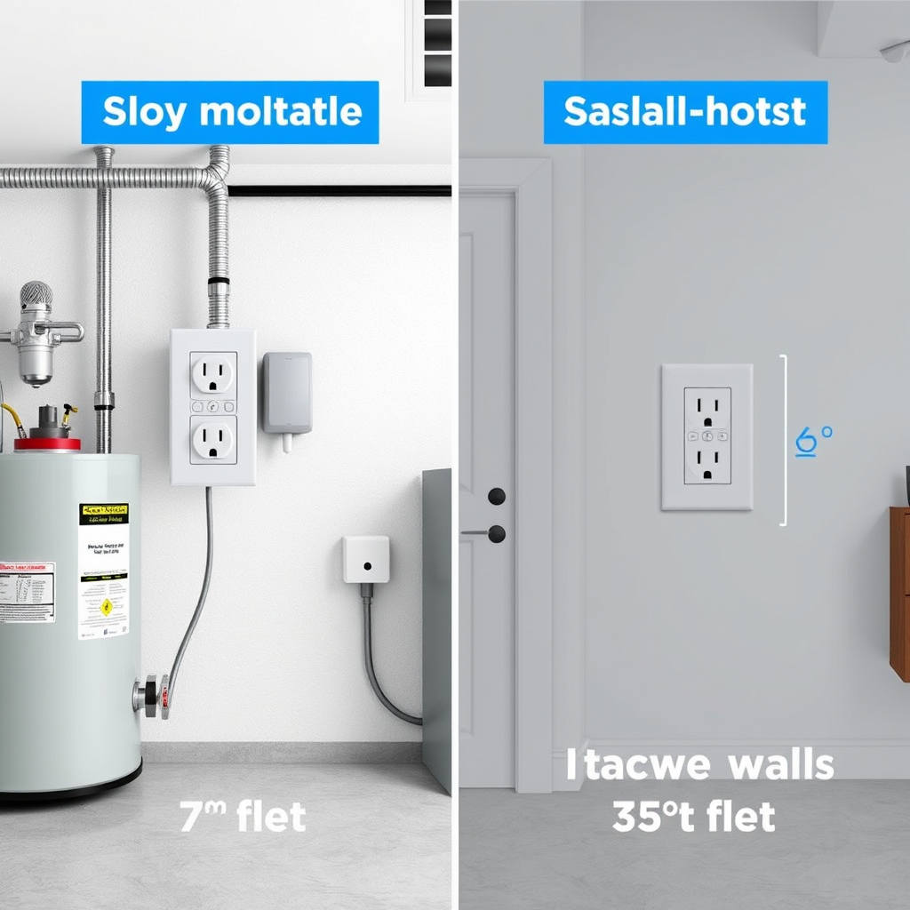 고위치 전원 콘센트 vs 일반 전원 콘센트: 보일러실 설치 목적과 활용법